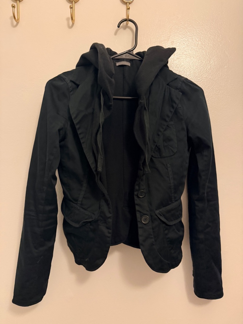 ▪️Armani Exchange▪️ Black Hooded Blazer Jacket - Women